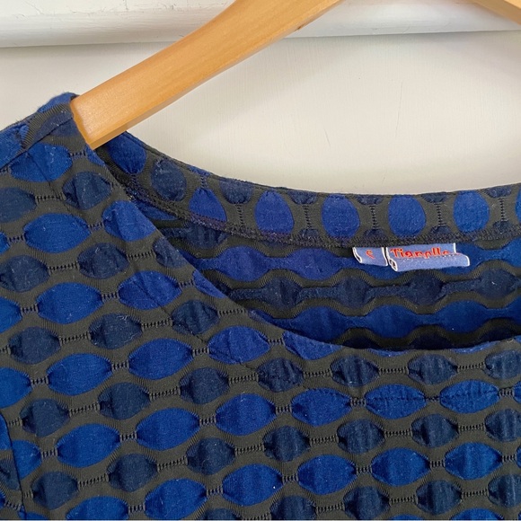 TIANELLO Stretchy‎ Polka Dot Top Sz S